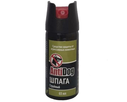 Перцовый (газовый) баллончик «AntiDog Шпага» 65 мл, струйный