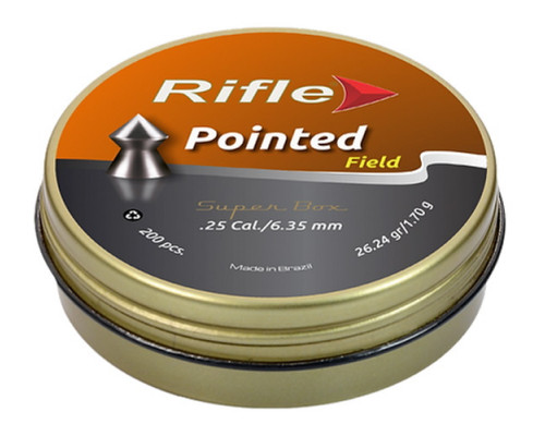 Пули Rifle Field Series Pointed 6,35 мм, 1,70 грамм, 200 штук