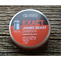 Пули JSB Exact Jumbo Beast Diabolo 5,5 мм, 2,2 грамм, 150 штук